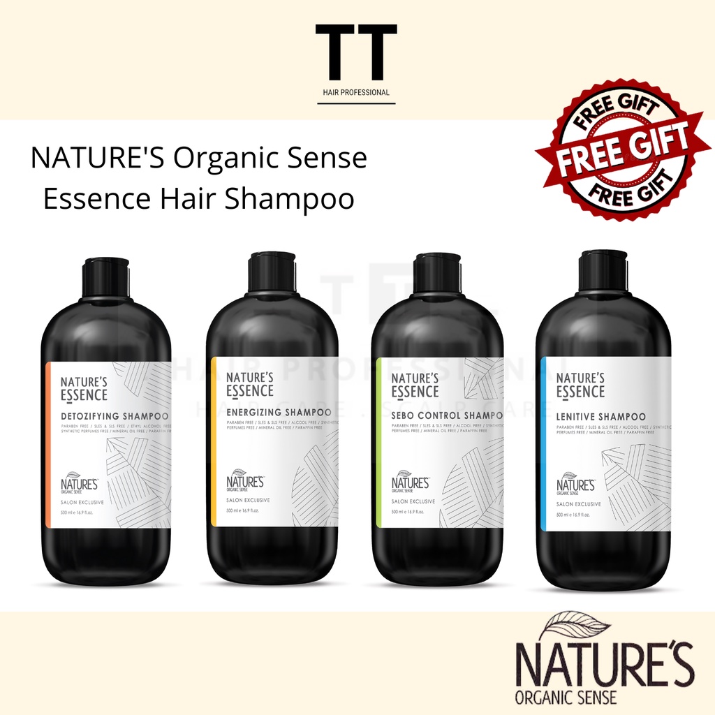 NATURE'S ORGANIC SENSE ESSENCE HAIR SHAMPOO 500ML (NATURES) [READY