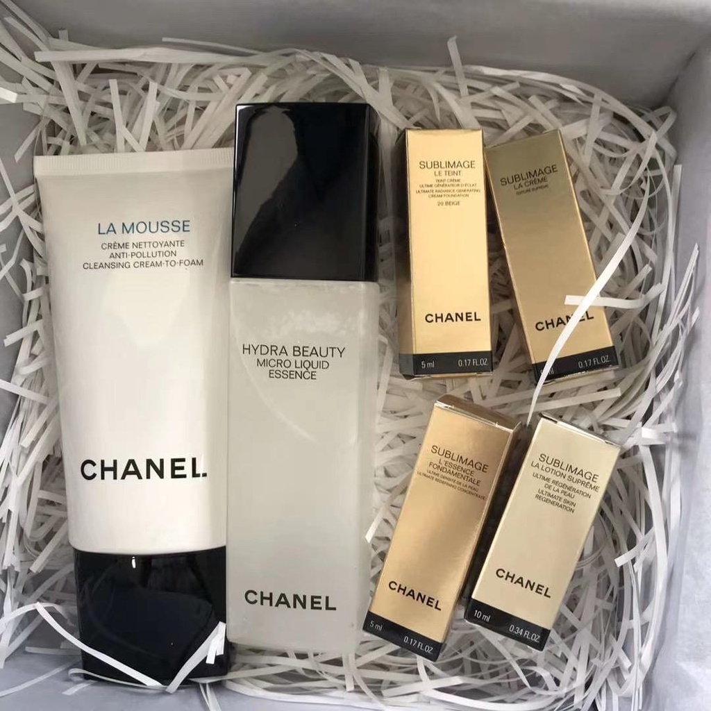 Chanel La Mousse Skincare Gift Box 2-Piece Set