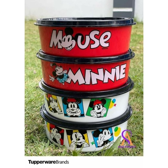 Tupperware Mickey & Minnie Handy Bowl 700ml (2pcs) | Shopee Malaysia
