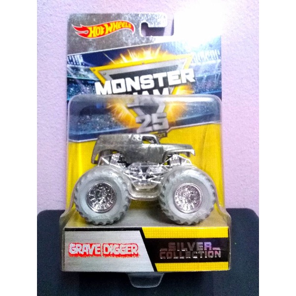 Hot wheels monster hot sale jam silver collection