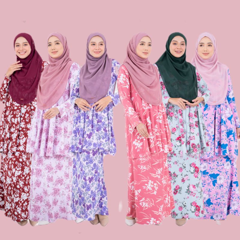 BAJU KURUNG TAK PERLU GOSOK READY STOCK HIGH QUALITY MOSS CREPE NURSING ...