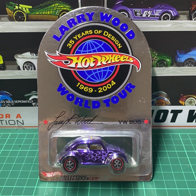 Hot Wheels Vw Bug Larry Wood World Tour (HTF Japan card