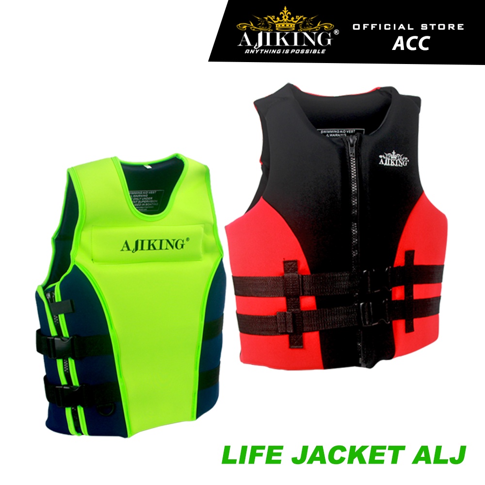 Ajiking Life Jacket ALJ Adult Swim Vests Outdoor Watersport Safety Life