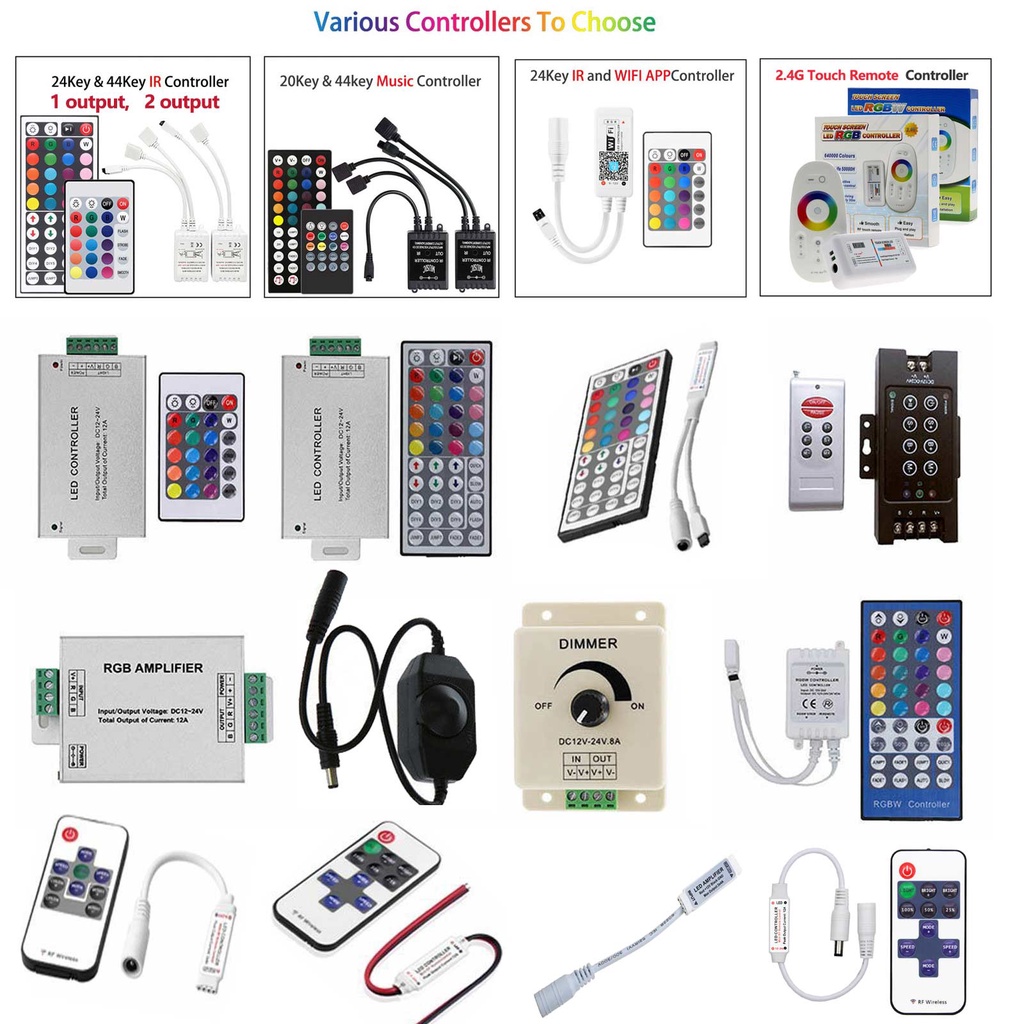 RGB Remote Control RF Dimmer for LED Strips