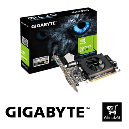 Gigabyte GeForce GT 710 2GB DDR5 Graphic Card (GV-N710D5-2GIL) | Shopee ...