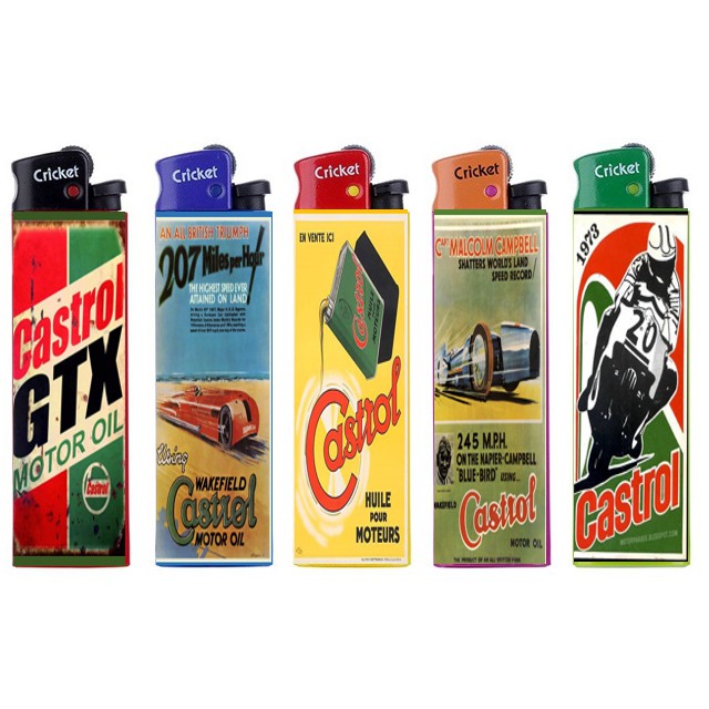 CASTROL VINTAGE SIGN THEME 5 PCS SERIES B LIMITED EDITION CUSTOM ...