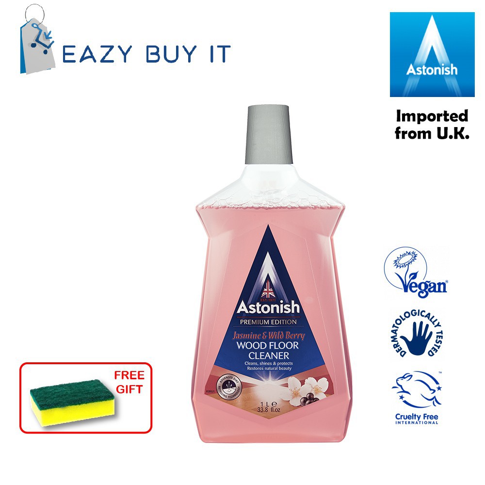 floor cleaner ASTONISH Premium Edition Jasmine & Wild Berry Wood Floor ...