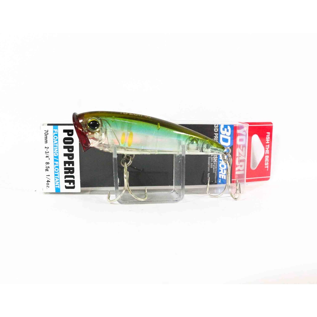 Leurre Yo Zuri Duel 3D Inshore Popper 70 - Flottant - R1210-HGM (7227) - Neuf