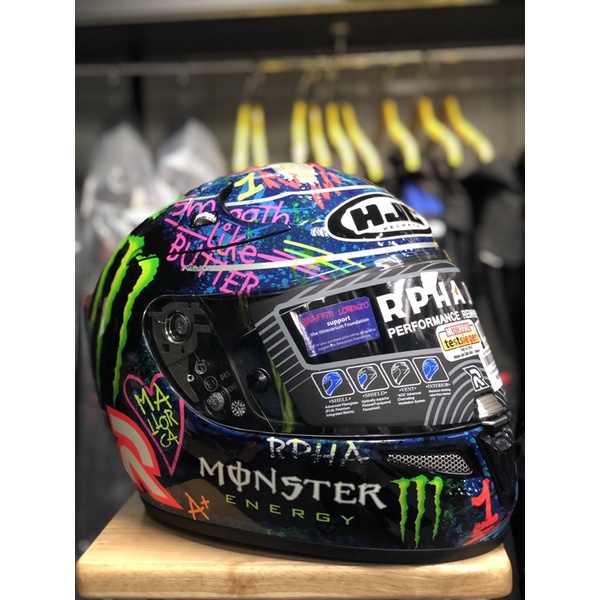 Casco hjc rpha 10 plus graffiti lorenzo hot sale