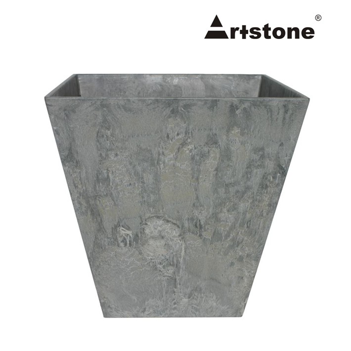 Vaso Decorativo Plastkon Ella – Diametro 18 Cm, Arancione Lucido