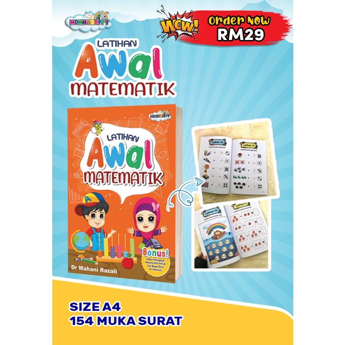 Buku Latihan Awal Matematik Prasekolah Tadika by Dr Mahani - Preschool ...