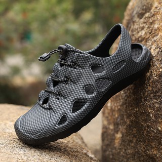 Outdoor men's sandals personality fashion hiking shoes upstream