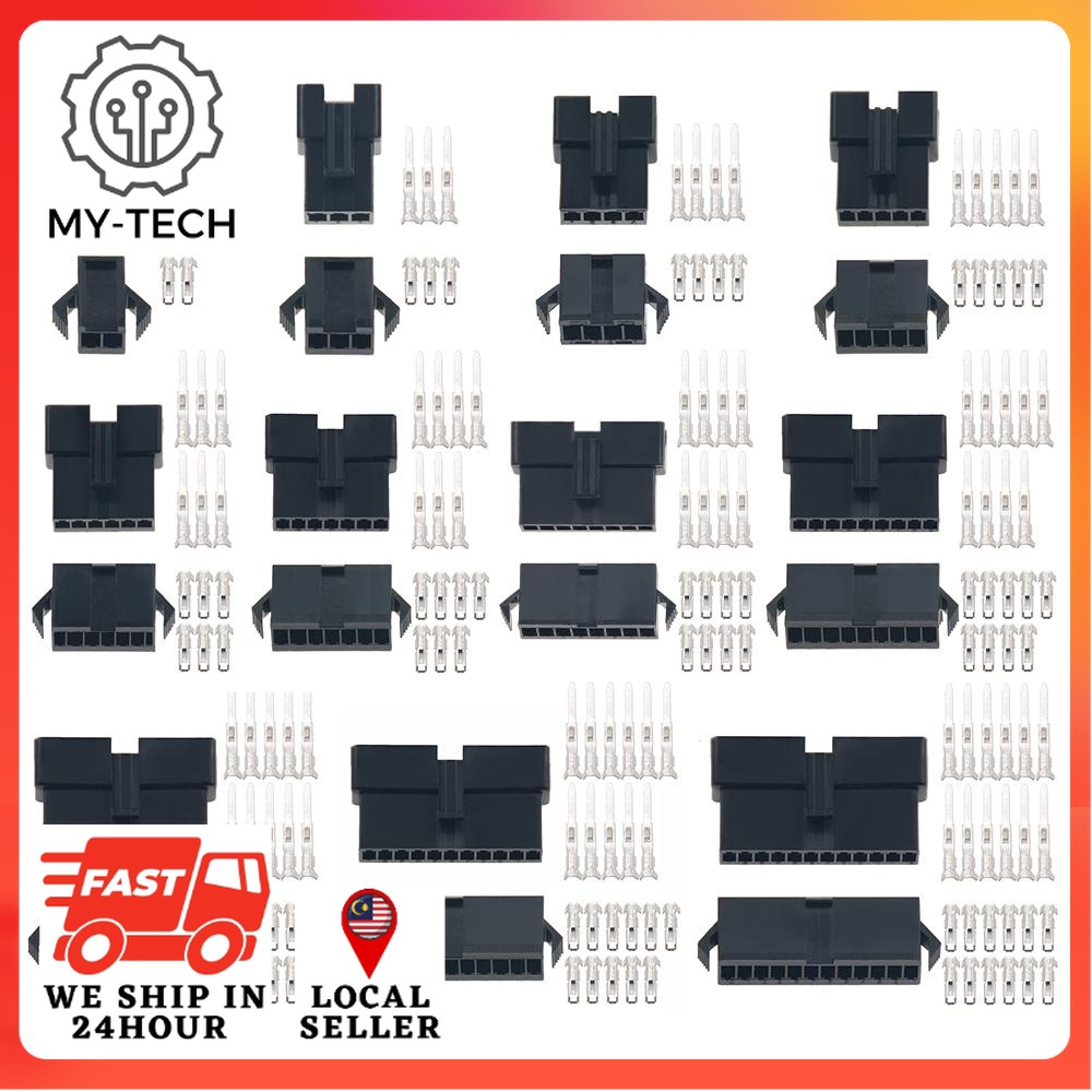 Set Mm Jst Sm Connector Plug Pitch Female And Male Housing Terminals Jst Sm P