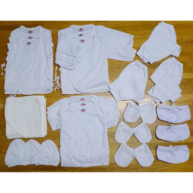 22pcs-0-4mo-newborn-clothes-package-all-white-baby-needs