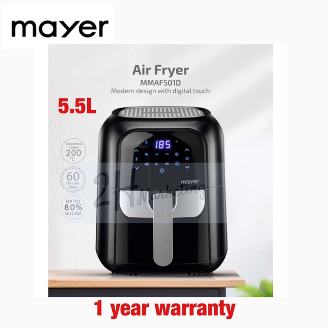 MAYER Air Fryer MMAF501D Shopee Malaysia