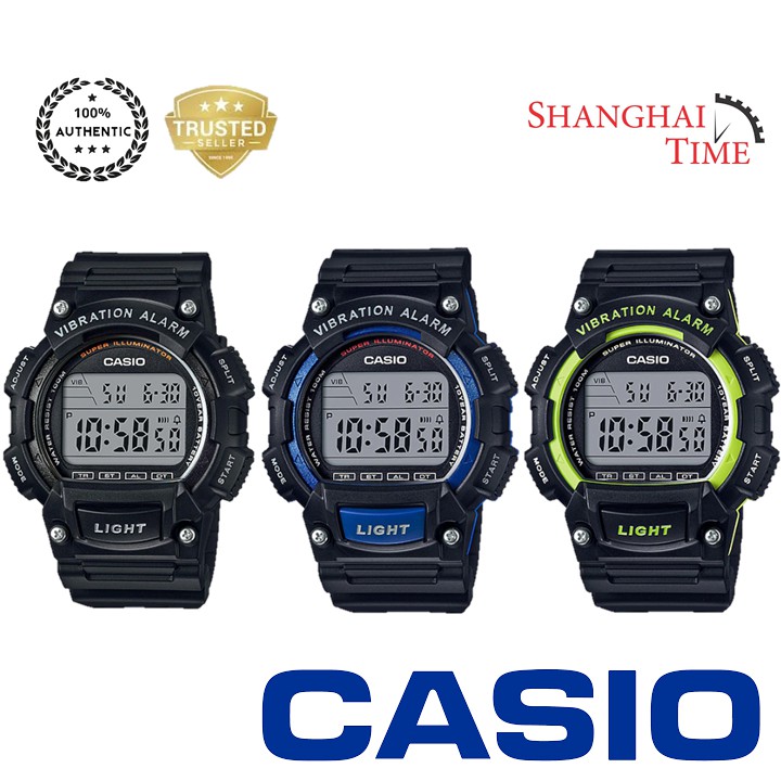 Casio Digital Men Watch W 736 series Shopee Malaysia