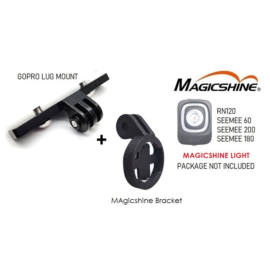 Saddle Mount Magicshine Gopro Mount Magicshine Garmin To GoPro