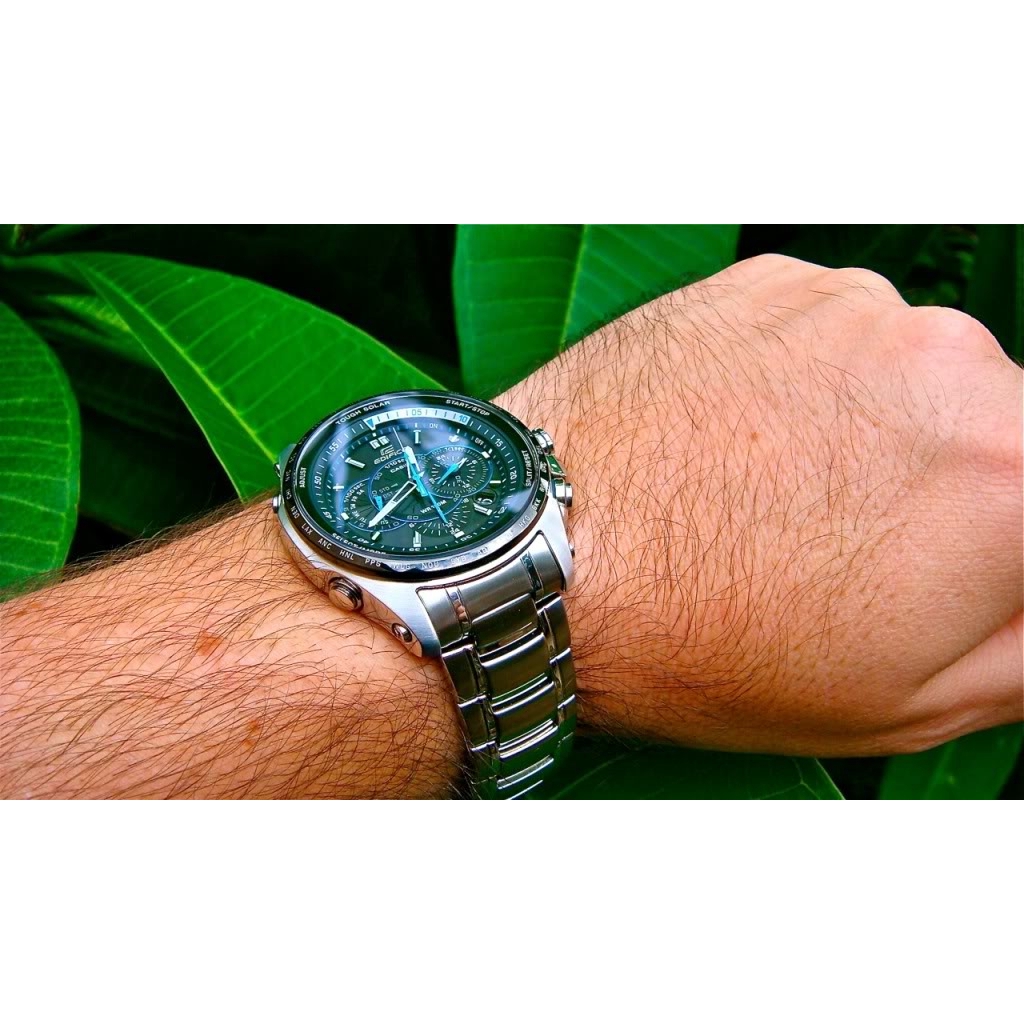 OFFICIAL WARRANTY Casio Edifice EQS 700DB 1A Tough Solar Sapphire Chronograph 100M Black Dial Stainless Steel Watch Shopee Malaysia