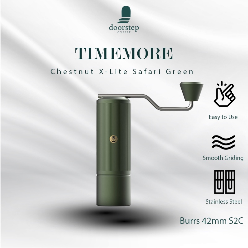 Timemore Chestnut X-Lite Safari Green Coffee Grinder | Shopee Malaysia