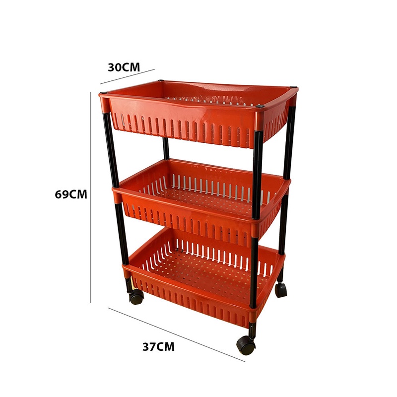 0225/3 Multipurpose Rack With Wheels / Rak Barang Serbaguna / Big Rack