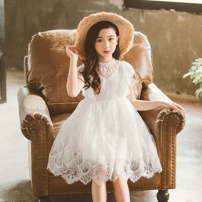 Big girls hotsell white dress