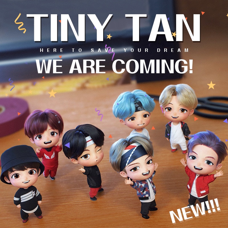 The latest 7Pcs/Set BTS TinyTAN Mini Figure Bangtan Boy Groups BTS