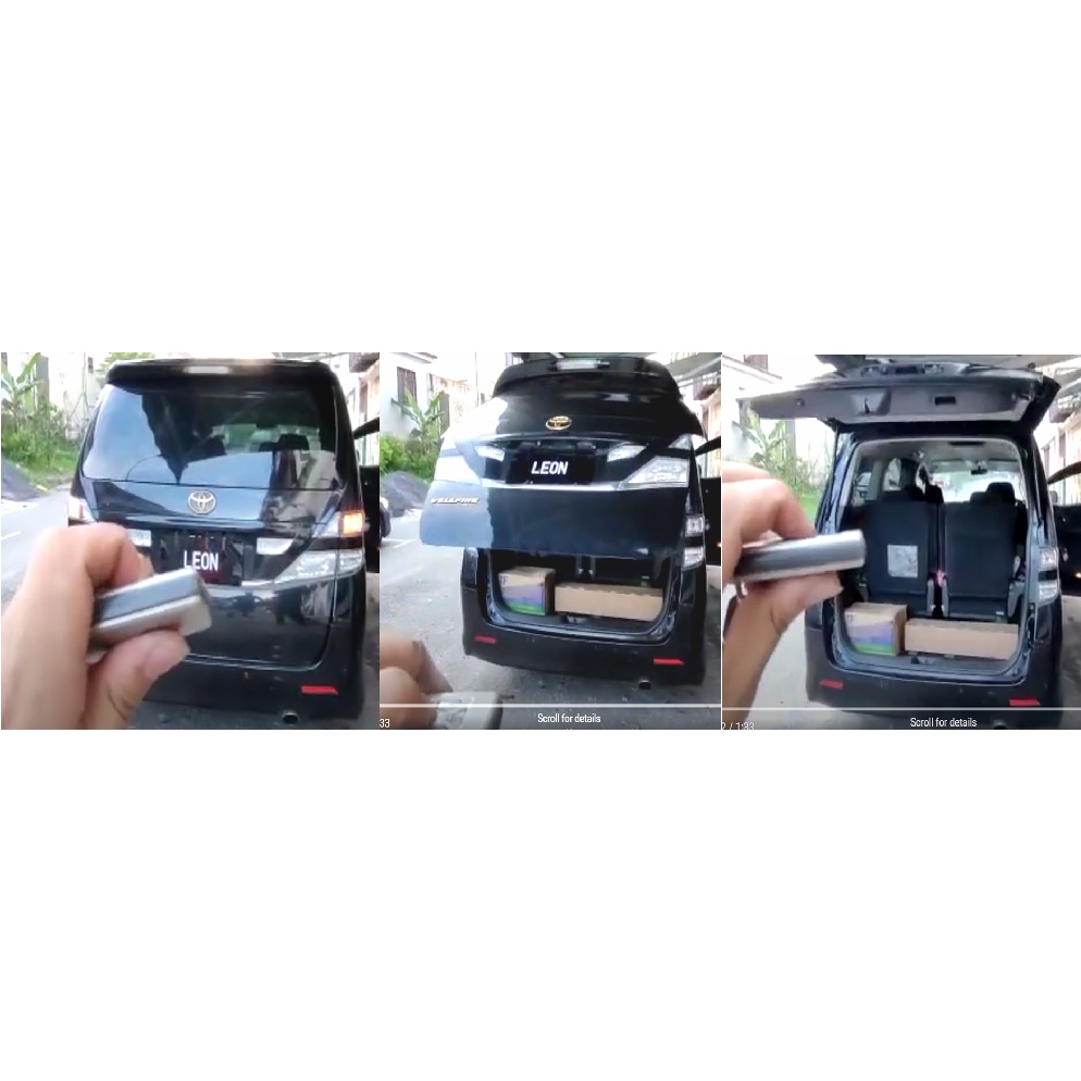 Leon ANH20 Vellfire Intelligent Electric TailGate Lift Power Boot Auto ...