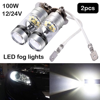 100W H7 High Power Super Bright 6000K LED Fog Ampoules 1000lm DRL