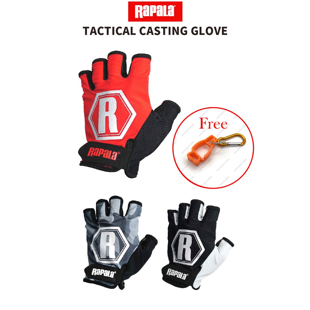 Rapala 2020 Tectical Casting Glove 5 Cut RTCG for Fishing Free