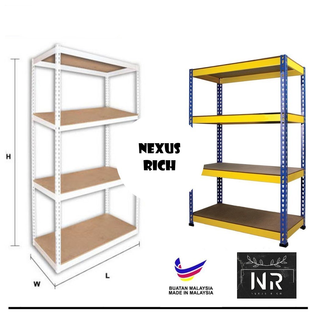 Heavy Duty Rack Boltless Rack Home Storage Warehouse Store Room Office ...