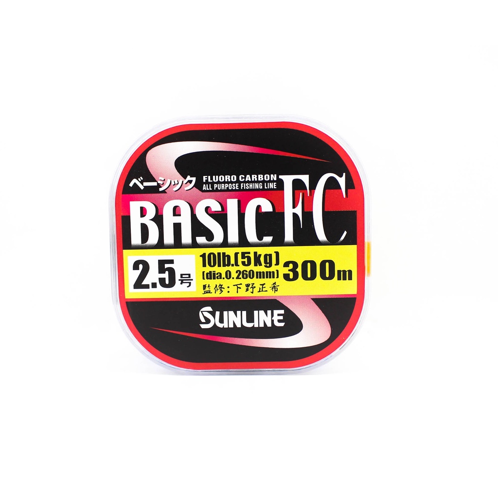 Sunline Basic FC 100% Fluorocarbon Fishing Main Line 300m