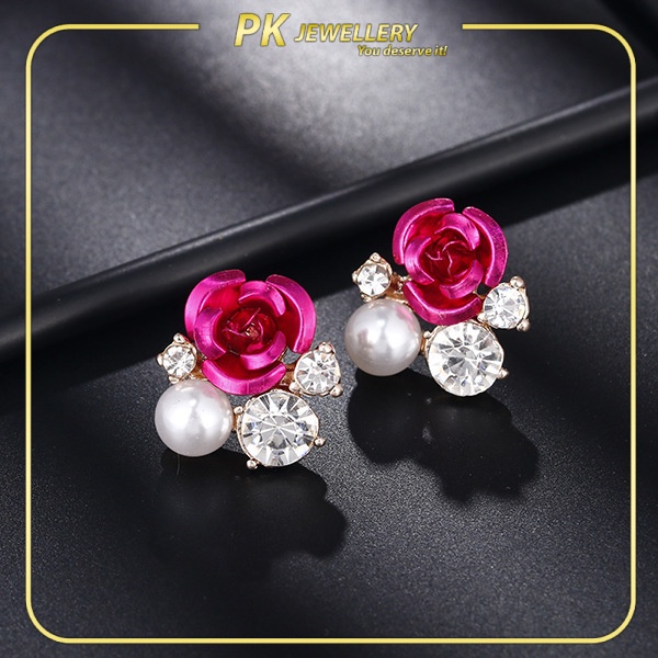 Women Earrings Korean Dangle Earrings Anting Perempuan Anting Korea 