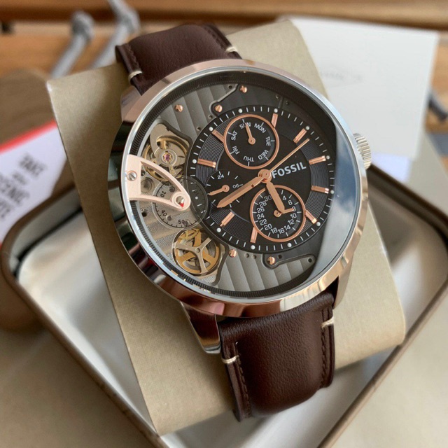 Fossil Original ME1163 TOWNSMAN TWIST MULTIFUNCTION DARK BROWN