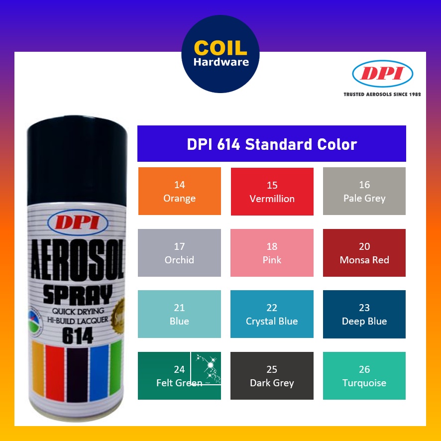 [Standard] DPI 614 Aerosol Spray Paint Anchor Spray Paint Standard