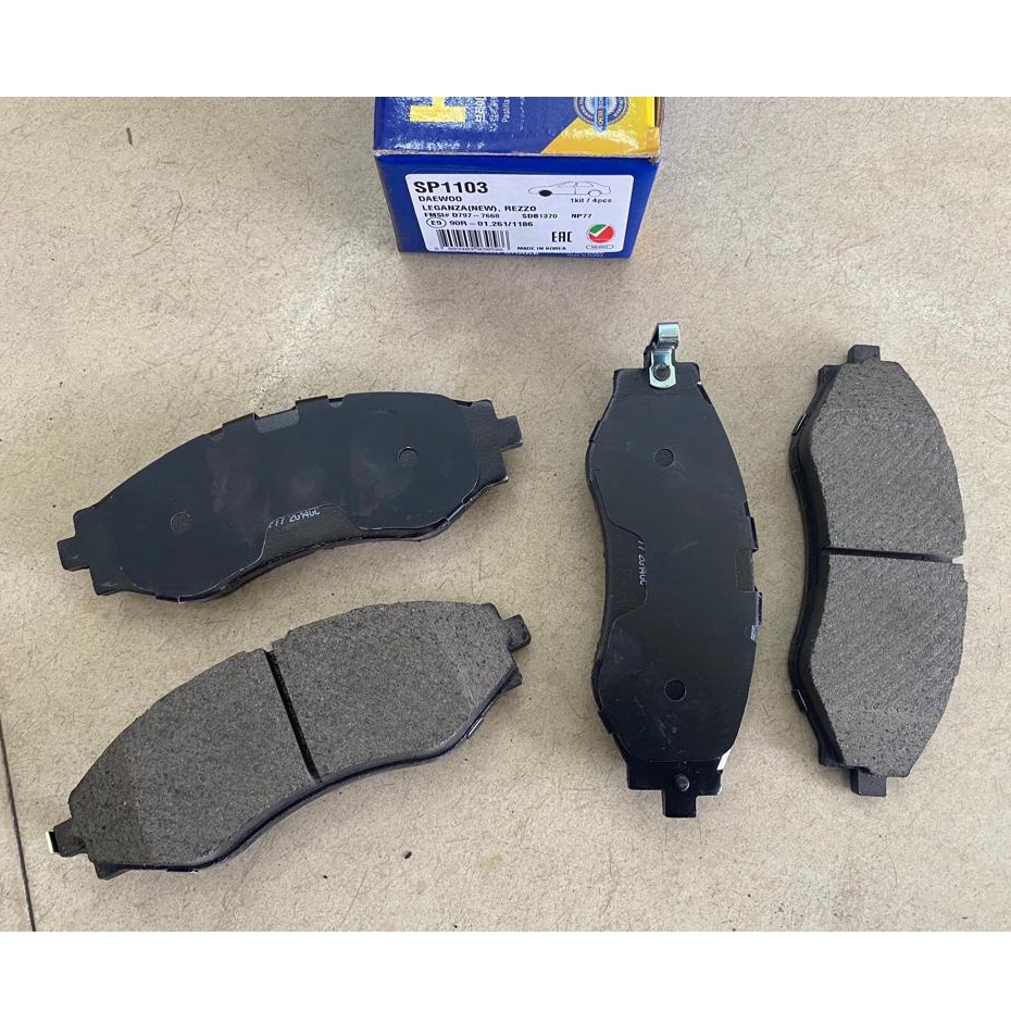 DISC BRAKE PAD FRONT SET (KOREA BRAND : SANGSIN HIQ) [SP-1103 ...