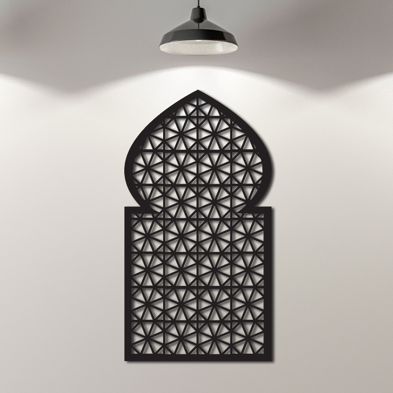 3D Islamic Pattern Cut Out Wall Art Kubah Mihrab Kerawang Islamic ...