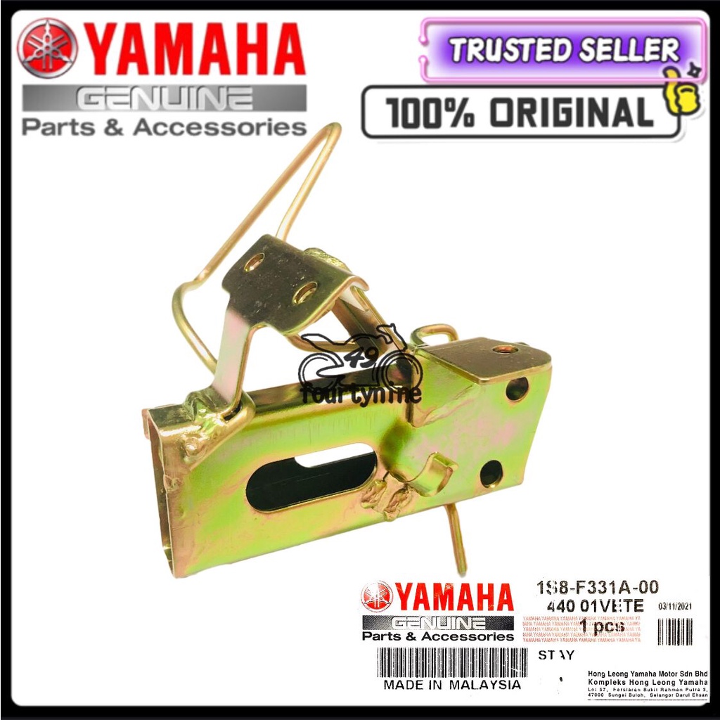 100 ORIGINAL LC135 V1 HORN COVER BRACKET STAY DADA DEPAN BRACKET