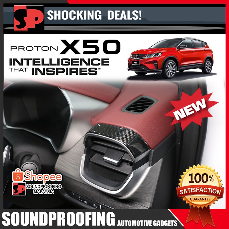 Proton X50 Interior Carbon Fiber for Side Aircond Shopee Malaysia