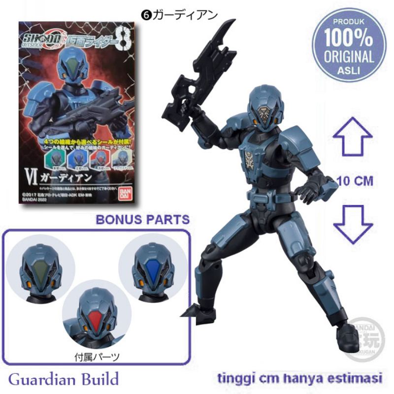 Mini SHF/SHODO O - VOL.8 - GUARDIAN BUILD - ORI BANDAI | Shopee Malaysia