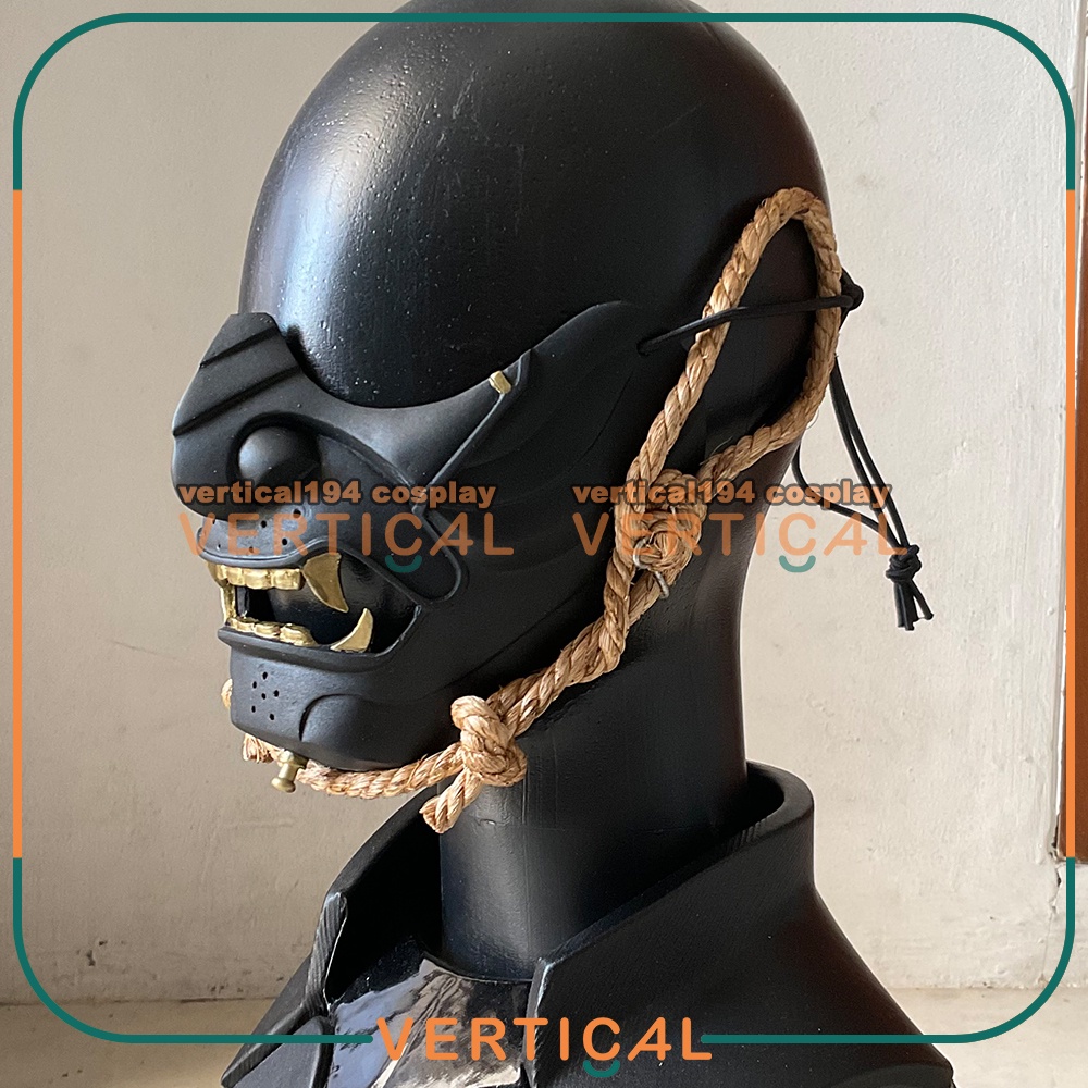 Cosplay GHOST OF TSUSHIMA MASK JIN SAKAI ONI MASK JAPAN HANNYA MENPO