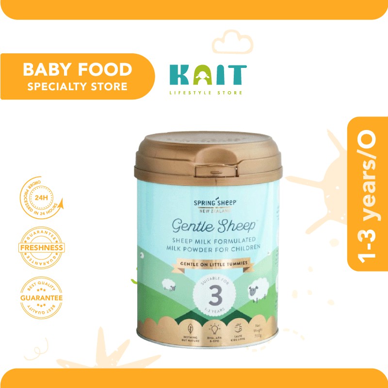 (PRE-ORDER) SPRING SHEEP NZ: Gentle Sheep Toddler Milk - Step 3 (700gm ...