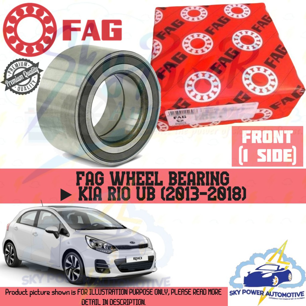 KIA RIO UB (2013-2018) FAG WHEEL BEARING (FRONT) | Shopee Malaysia