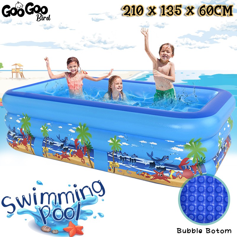 {NEW 2021} GooGoo Bird 7 Sizes Inflatable Swimming Pool Beach Crab ...