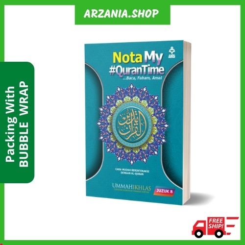 Buku Nota My #QURANTIME Juzuk 8 Cara Mudah Berinteraksi Dengan Al-Quran ...