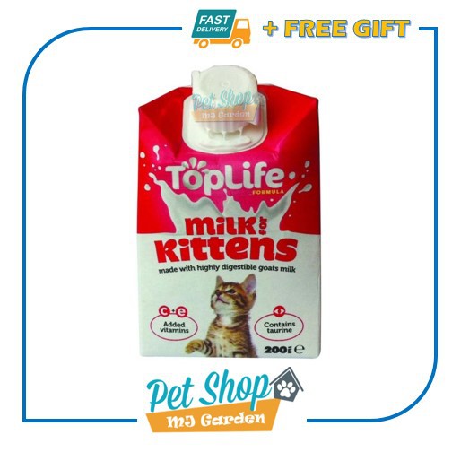 TopLife Milk for Kitten Susu Anak Kucing Siap Bancuh Shopee Malaysia