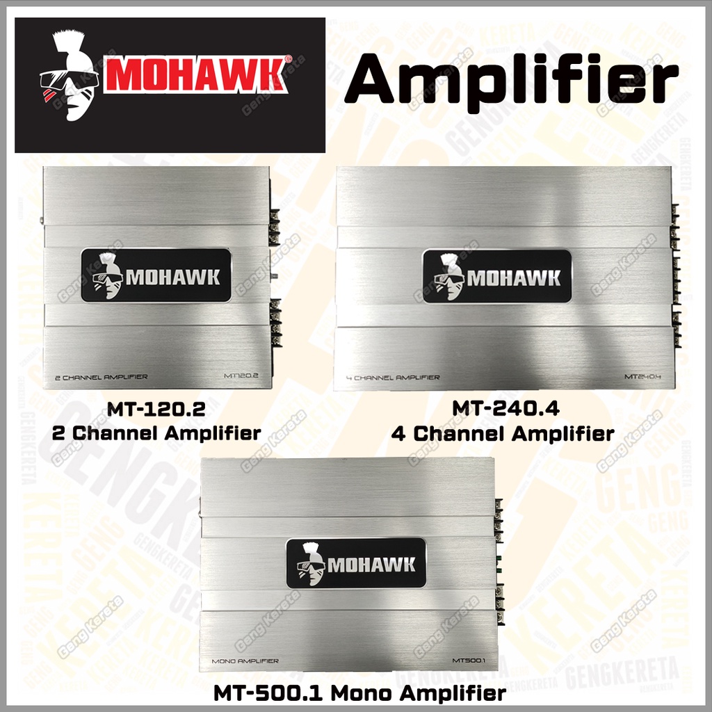 Mohawk MT Series MS Series 2 Channel / 4 Channel / Monoblock Power