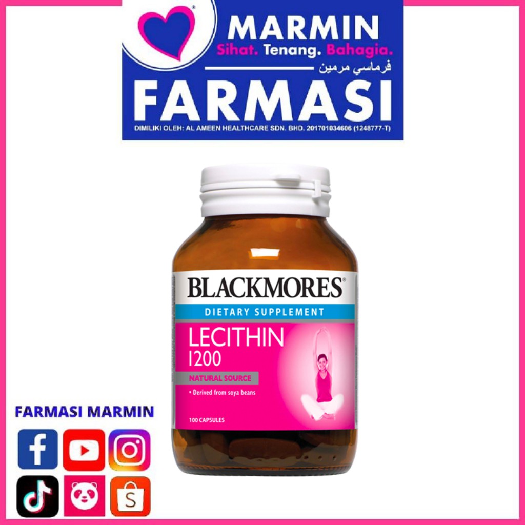 BLACKMORES LECITHIN 1200 (100 CAPSULES) Shopee Malaysia