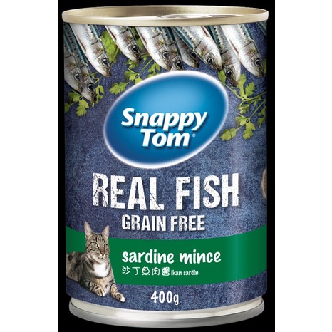 [IN STOCK] Snappy Tom Canned Food (Cat Wet Food) - 400g | Shopee Malaysia