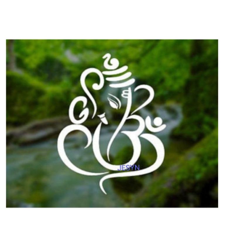VINAYAGAR / GANESHA CAR STICKER WINDOW STICKER Shopee Malaysia