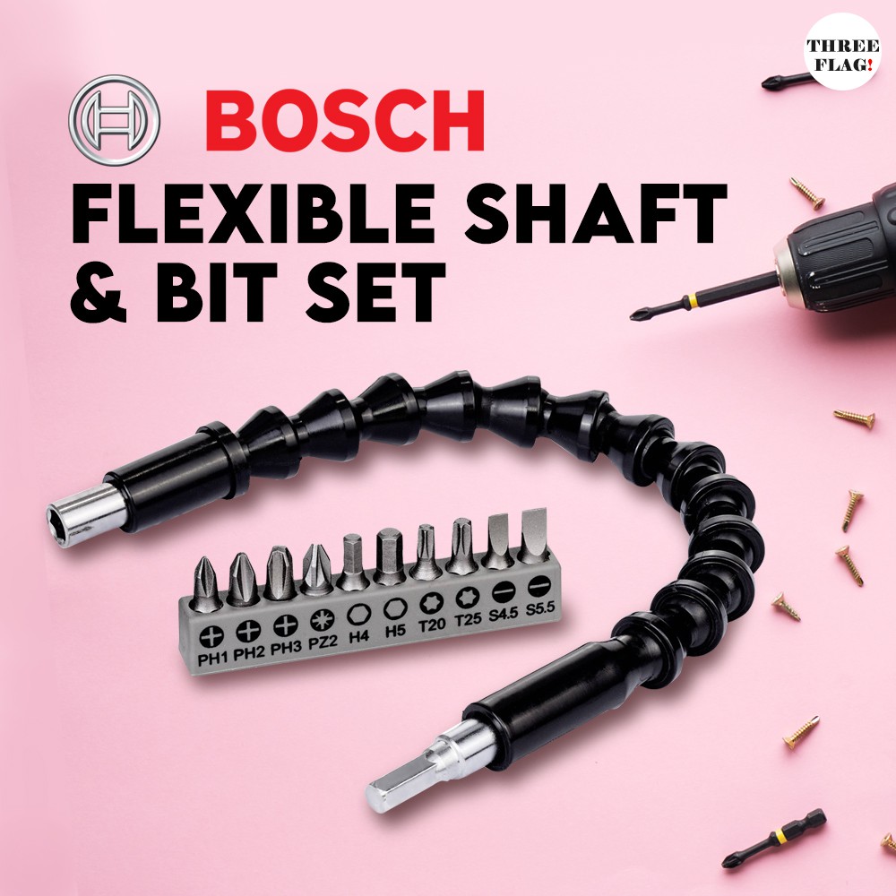 BOSCH Flexible Shaft & Bit Set(11pcs)